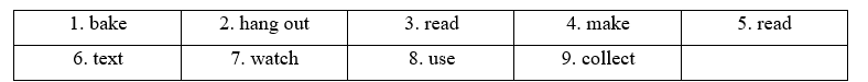 2A. Vocabulary - Unit 2. Leisure time - SBT Tiếng Anh 11 Friends Global 1 2