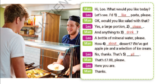 2d. Everyday English - Unit 2. Fit for life - SBT Tiếng Anh 7 Right on! 2 2