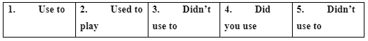 2e. Grammar - Unit 2. Fit for life - SBT Tiếng Anh 7 Right on! 0 3