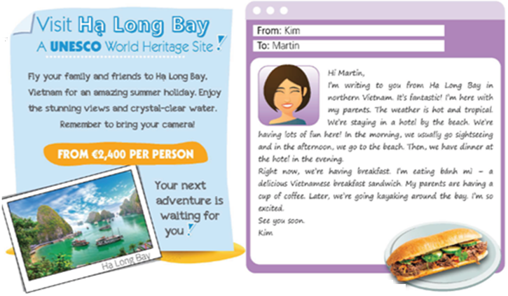 4f. Reading – Unit 4. Holidays! – SBT Tiếng Anh 6 – Right on! 0 1