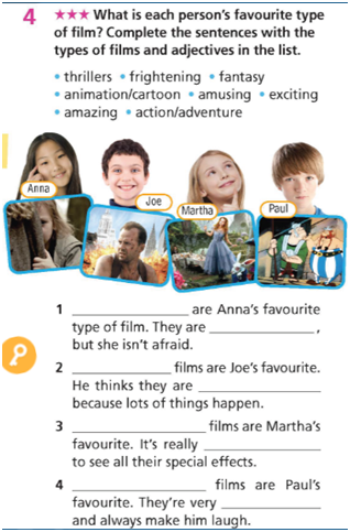 6c. Vocabulary – Unit 6. Entertainment – SBT Tiếng Anh 6 – Right on! 3 1