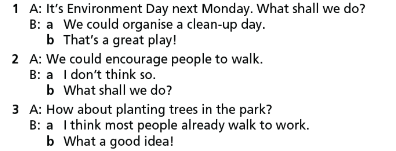 6d. Everyday English - Unit 6. Be Green - SBT Tiếng Anh 7 Right on! 1 1