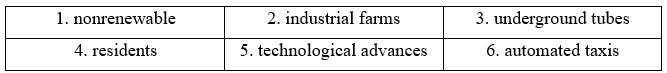 8.1. Vocabulary - Unit 8. Cities of the future - SBT Tiếng Anh 11 English Discovery 2 2