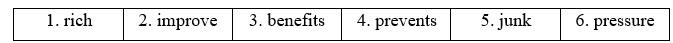 8d. Speaking - Unit 8. Healthy and Life expectancy - SBT Tiếng Anh 11 Bright 1 1
