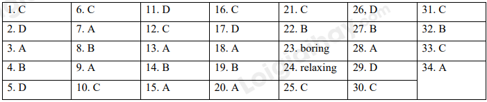 Đề thi học kì 1 Tiếng Anh 7 Right on! - Đề số 5 1 1