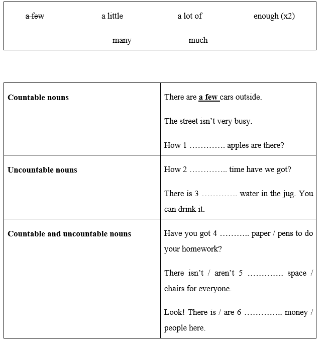 Language Focus: Quantifiers - Unit 4. The material world - SBT Tiếng Anh 8 Friends Plus 0 1
