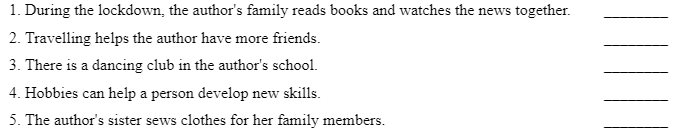 Reading - Unit 1: Hobbies - SBT Tiếng Anh 7 Global Success 3 1