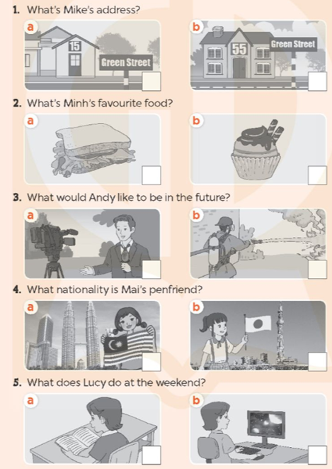 Self–check 1 - SBT Tiếng Anh 5 - Global Success 0 1
