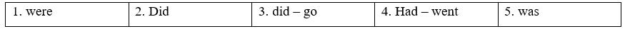 Tiếng Anh 9 Unit 1 Language focus: Past narrative tenses 4 1