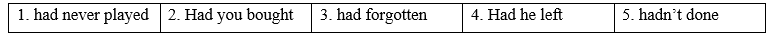Tiếng Anh 9 Unit 1 Language focus: Past perfect 2 1