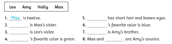 Tiếng Anh lớp 4 Starter lesson five trang 8 Family and Friends 2 1