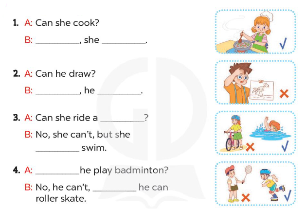 Tiếng Anh lớp 4 Unit 5 lesson 2 trang 36, 37 Global Success 4 1
