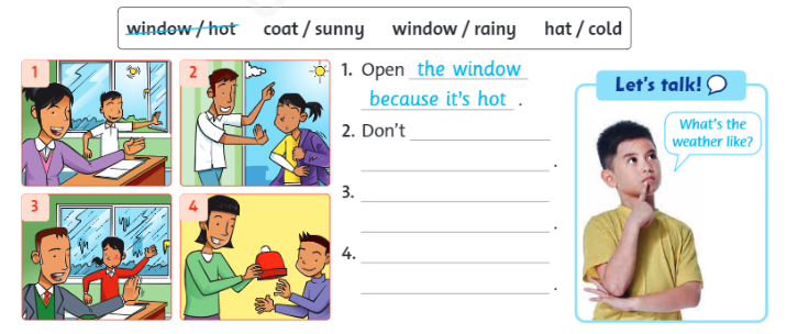 Tiếng Anh lớp 4 Unit 7 lesson two trang 55 Family and Friends 3 1