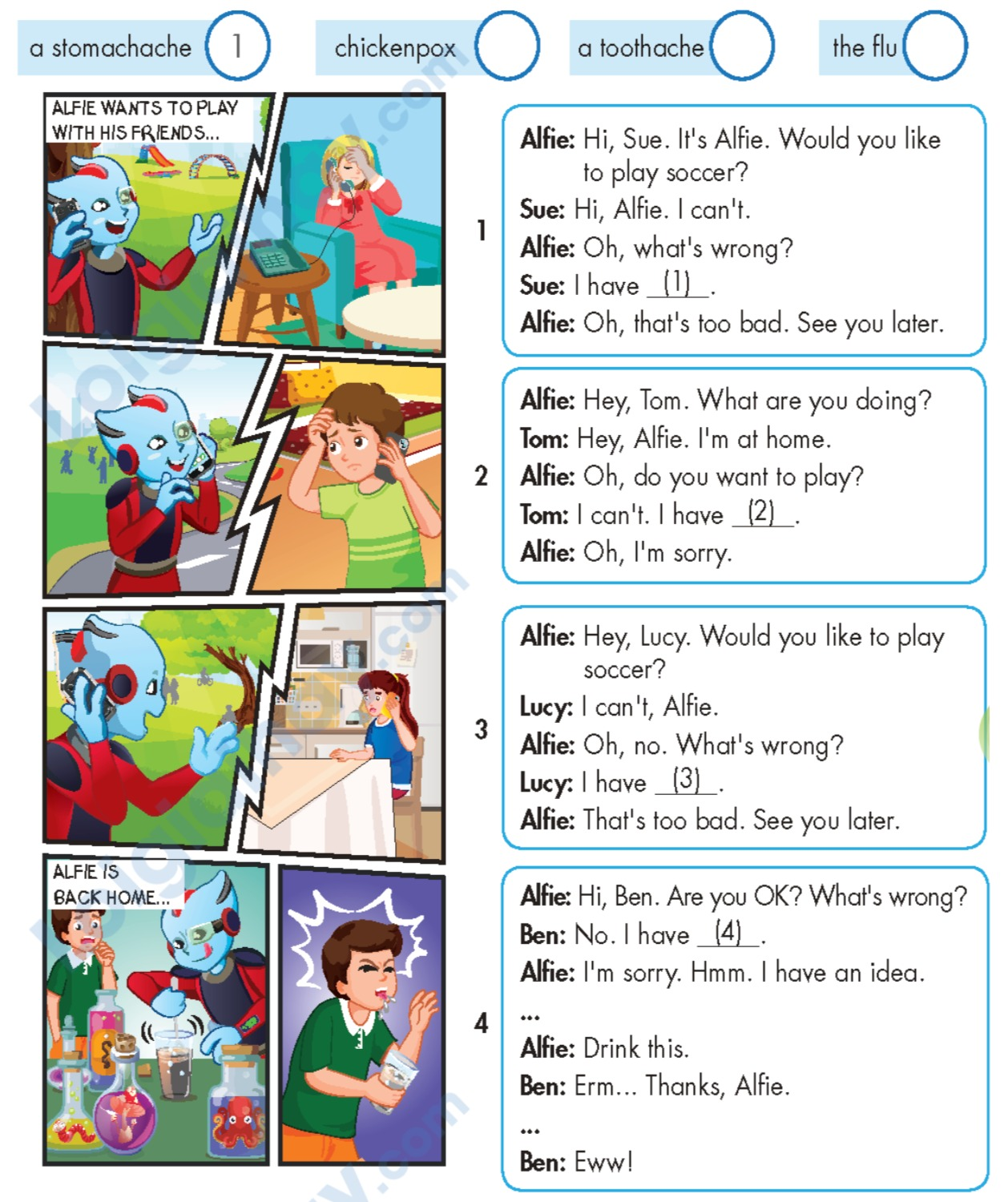 Tiếng anh lớp 5 Unit 5 lesson 1 trang 64 iLearn Smart Start 7 1