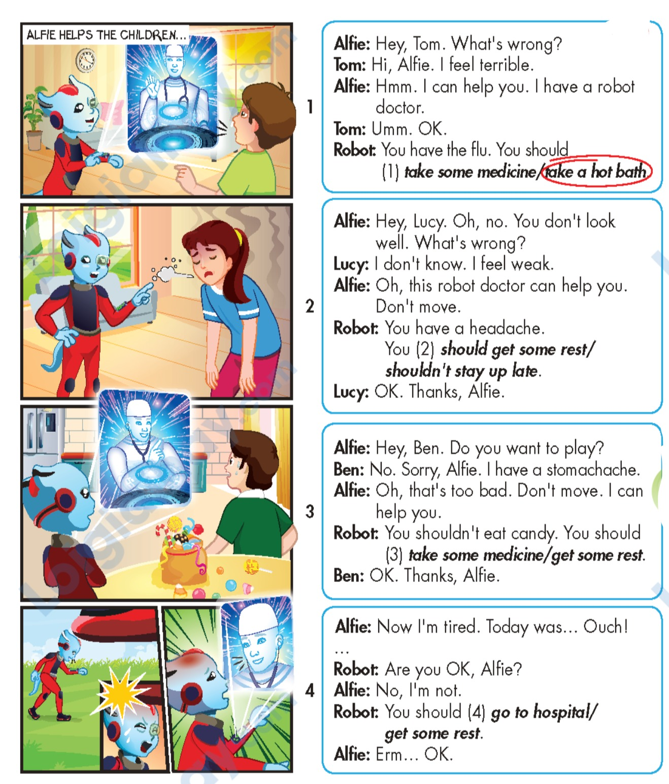 Tiếng anh lớp 5 Unit 5 lesson 3 trang 70 iLearn Smart Start 6 1