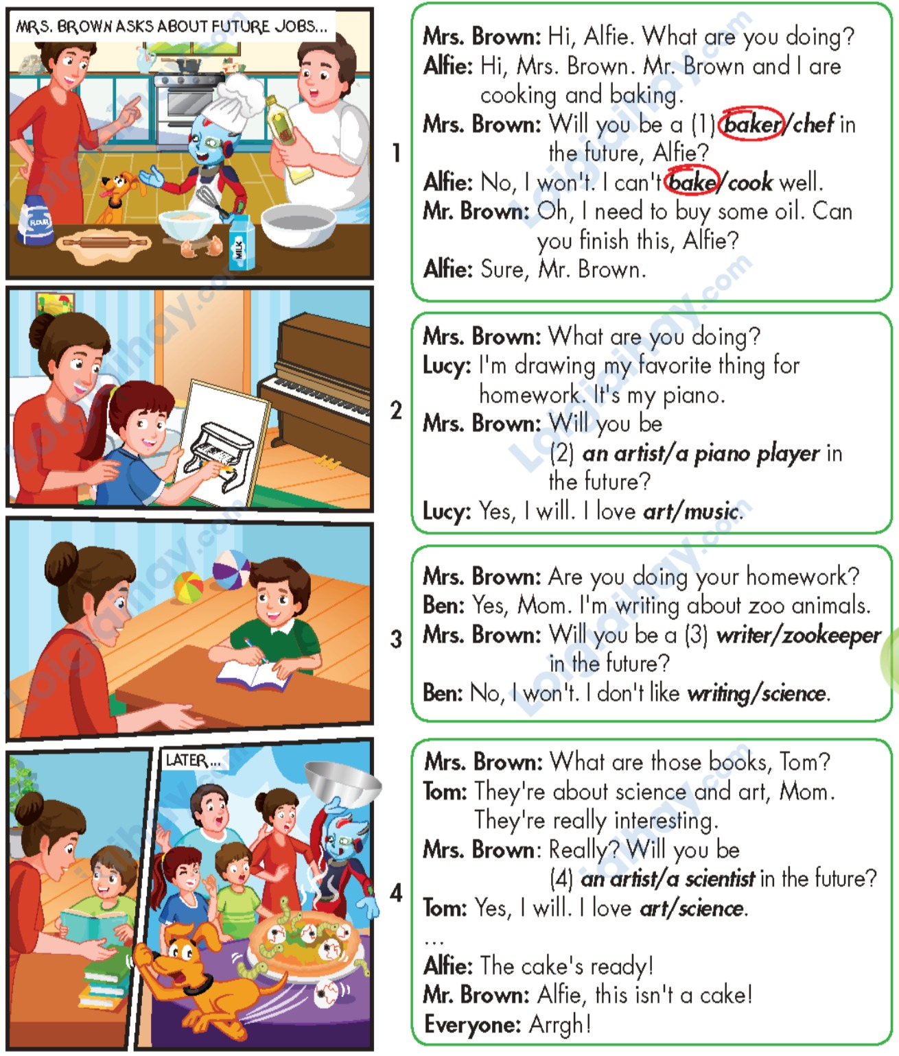 Tiếng anh lớp 5 Unit 7 lesson 3 trang 98 iLearn Smart Start 7 1