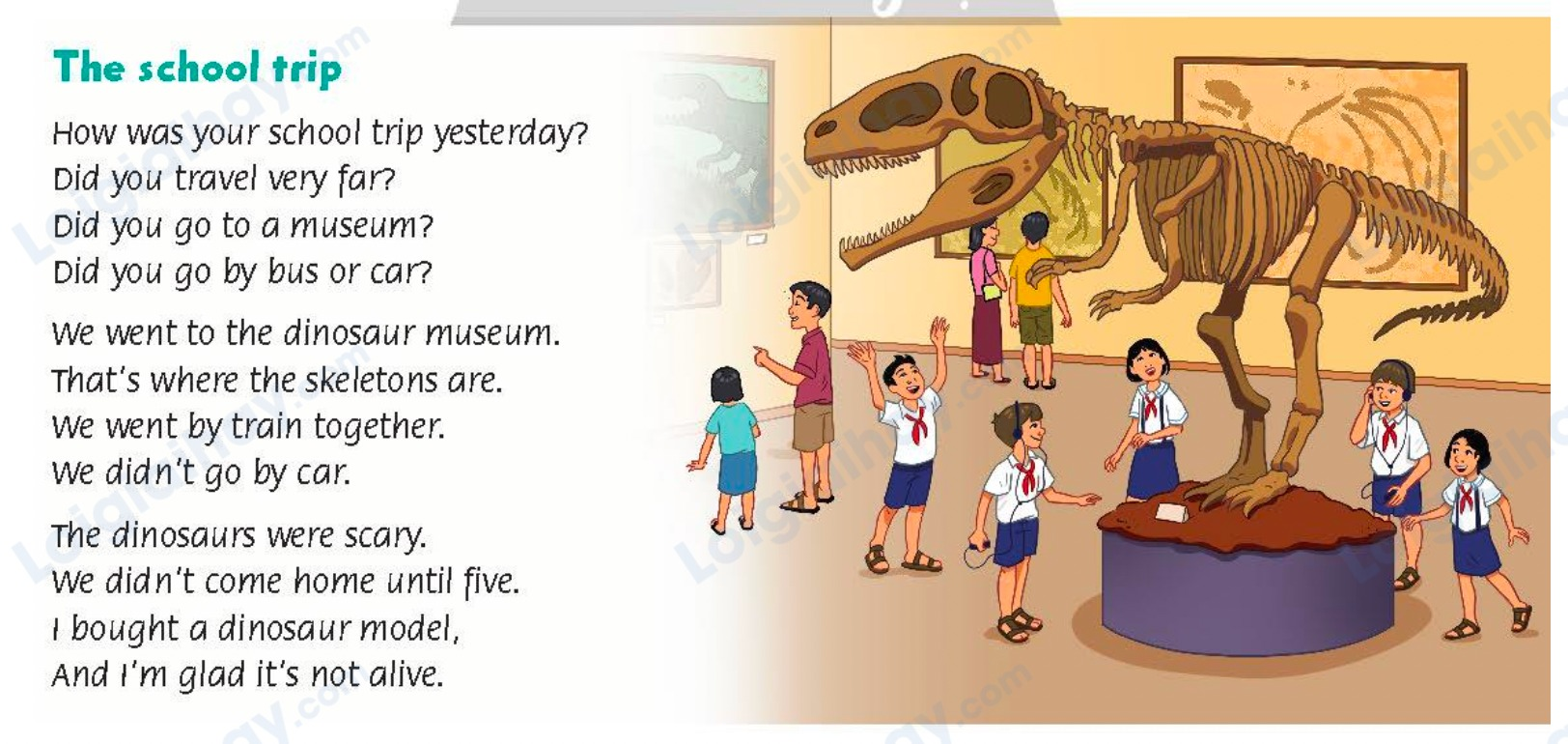 Tiếng anh lớp 5 Unit 7 lesson Three trang 56 Family and Friends 3 1