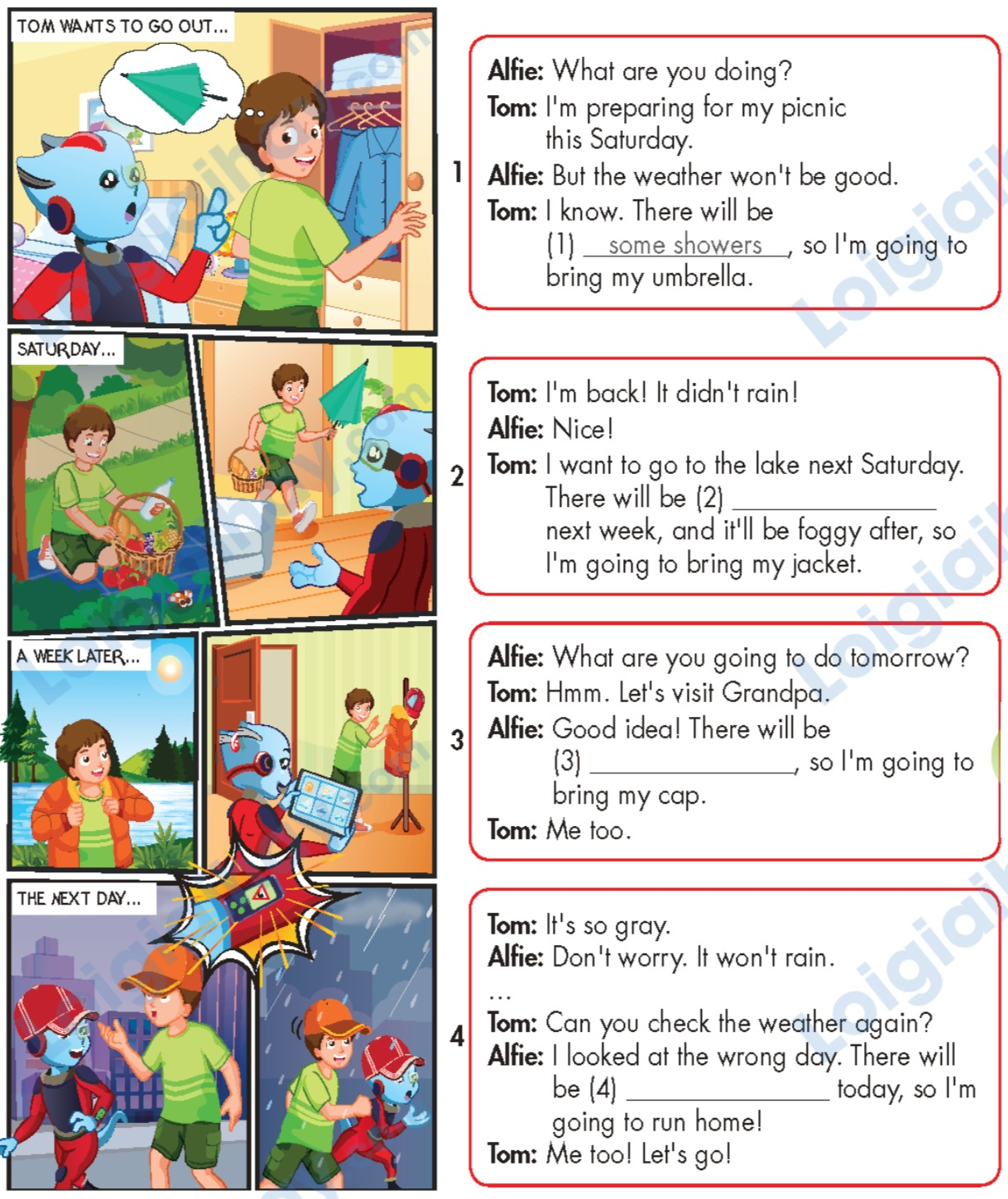 Tiếng anh lớp 5 Unit 8 lesson 3 trang 112 iLearn Smart Start 7 1