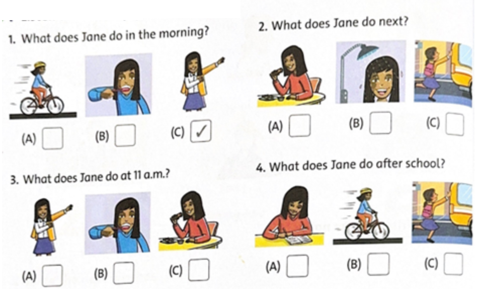 Unit 1: Jim's day - SBT Tiếng Anh 5 - Family and Friends 0 1