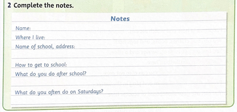 Unit 1: Jim's day - SBT Tiếng Anh 5 - Family and Friends 12 1