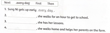 Unit 1: Jim's day - SBT Tiếng Anh 5 - Family and Friends 9 1