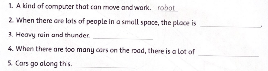 Unit 11: Will it really happen? - SBT Tiếng Anh 5 - Family and Friends 11 1
