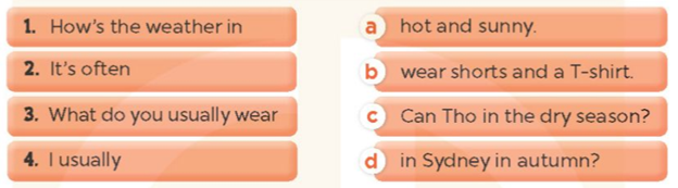 Unit 16. Seasons and the weather - SBT Tiếng Anh 5 - Global Success 3 1