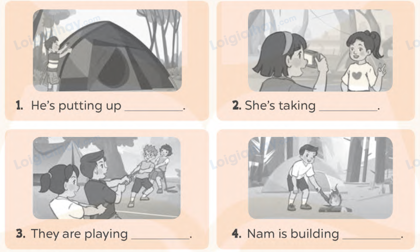 Unit 20. At summer camp - SBT Tiếng Anh 4 - Global Success 2 1