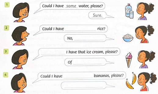 Unit 3: Could you give me a melon, please? - SBT Tiếng Anh 5 - Family and Friends 3 1