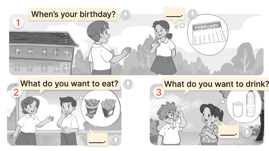 Unit 4. My birthday party - SBT Tiếng Anh 4 - Global Success 6 1