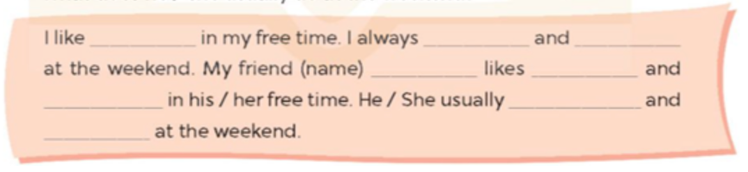Unit 4. Our free time activities - SBT Tiếng Anh 5 - Global Success 10 1
