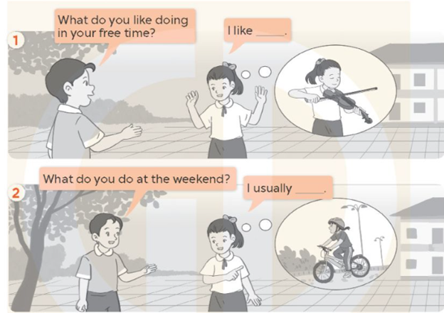 Unit 4. Our free time activities - SBT Tiếng Anh 5 - Global Success 6 1