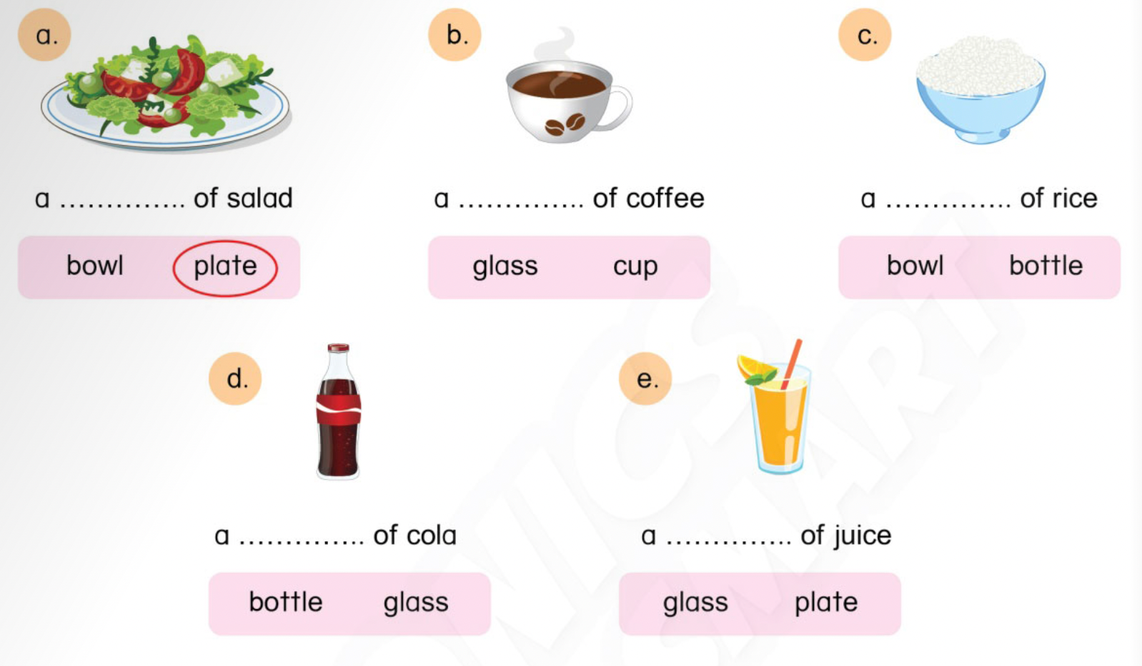 Unit 7. Food and drinks - SBT Tiếng Anh 4 - Phonics Smart 8 1