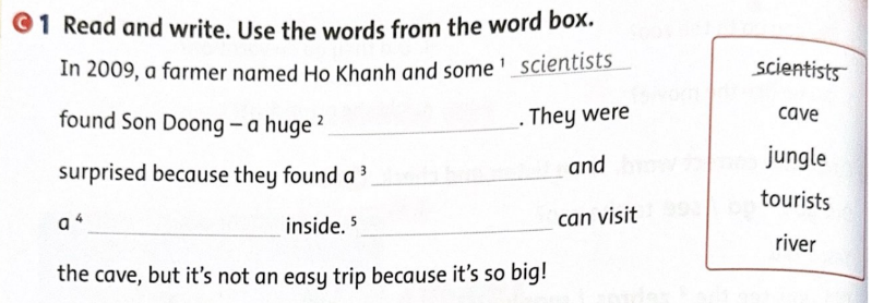 Unit 7: The dinosaur museum - SBT Tiếng Anh 5 - Family and Friends 10 1