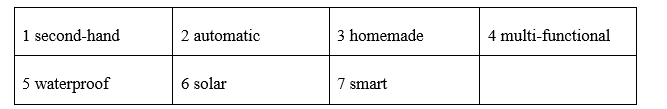 Vocabulary and listening: adjectives: describing objects - Unit 4. The material world - SBT Tiếng Anh 8 Friends Plus 0 2