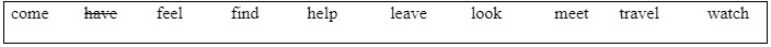 Vocabulary and Listening: Common verbs - Unit 3: The past - SBT Tiếng Anh 7 Friends Plus 1 1