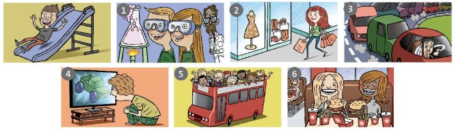 Vocabulary: Where we spend time - Unit 1: My time - SBT Tiếng Anh 7 Friends Plus 0 1